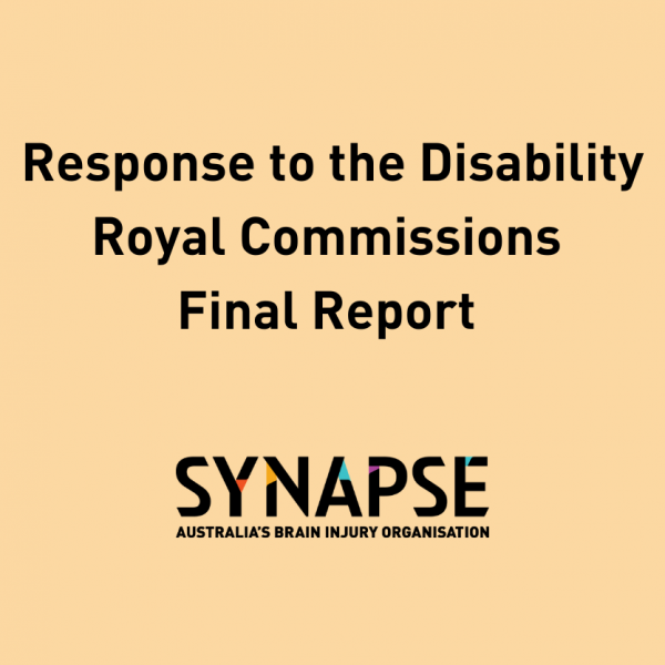 Media release: Response to the Disability Royal Commissions Final Report