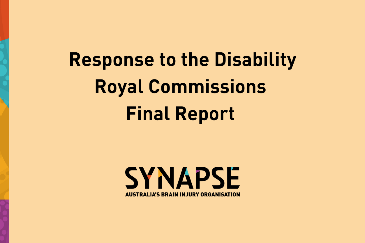 Media Release: Response To The Disability Royal Commissions Final ...