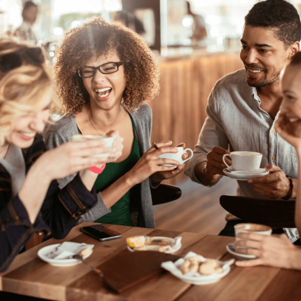 A group of people connecting with brain injury