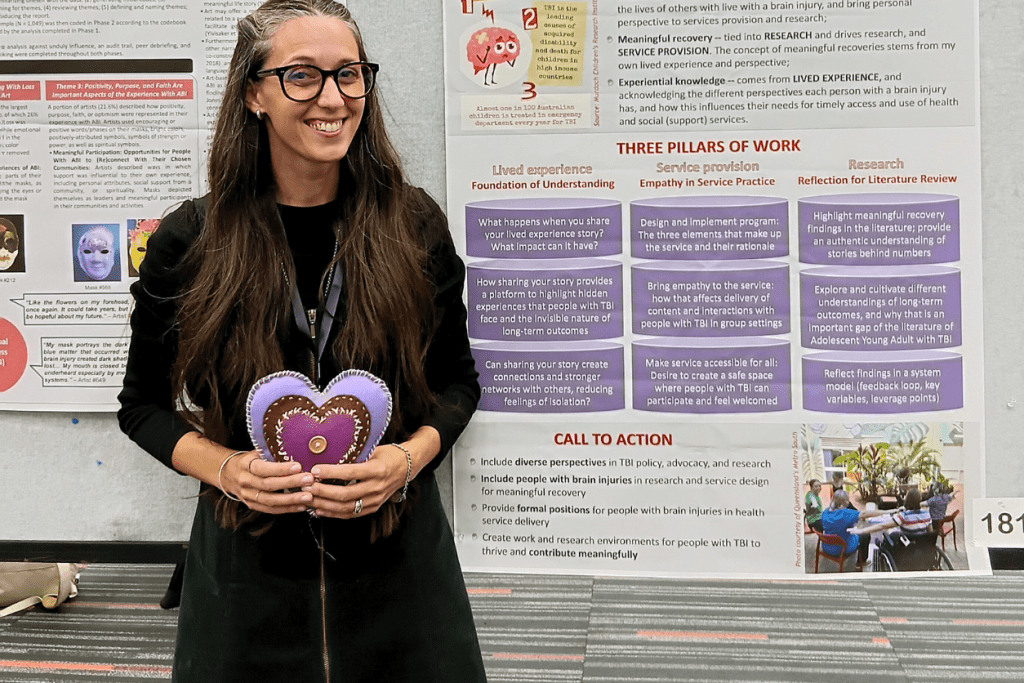 Elizabeth at World Brain Injury Congress
