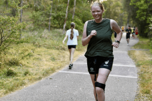 Bec participating in Park Run