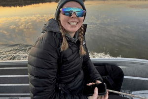 Bec in a boat